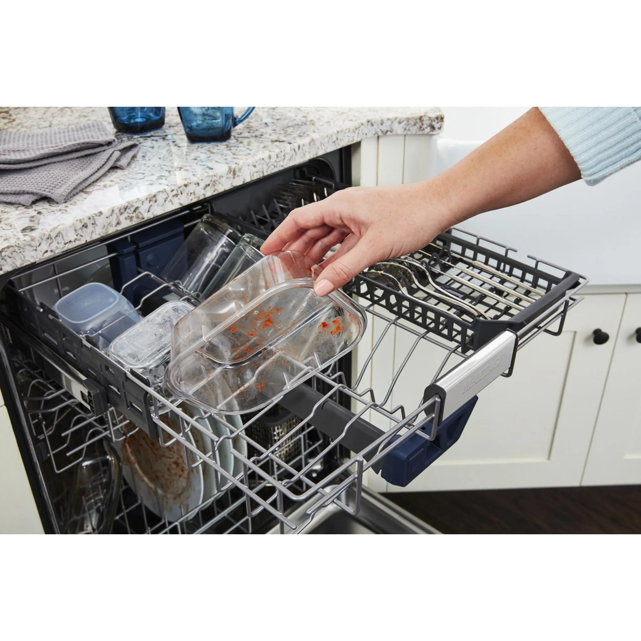 Maytag Top control dishwasher with Third Level Rack and Dual Power Filtration (MDB9959SKZ)