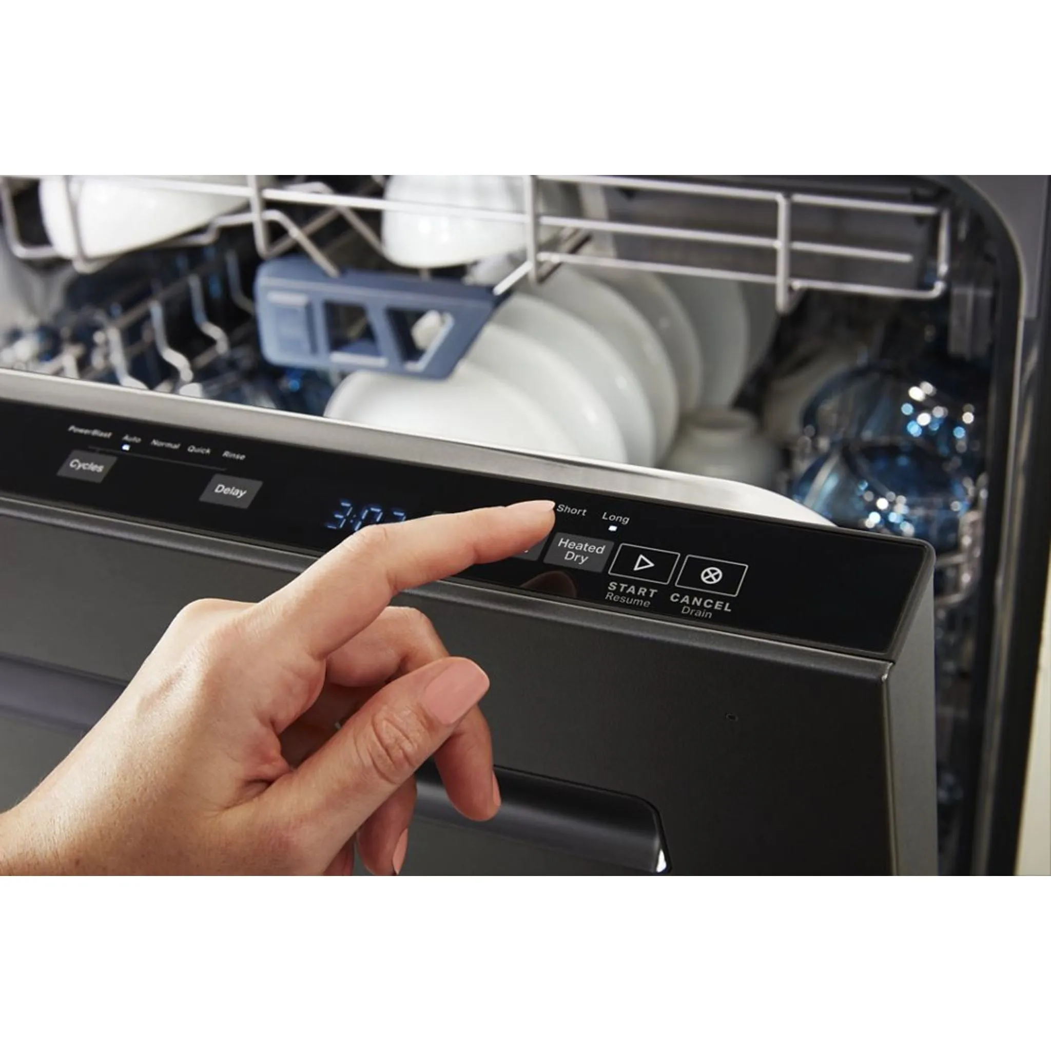 Maytag Top control dishwasher with Third Level Rack and Dual Power Filtration (MDB9959SKZ)