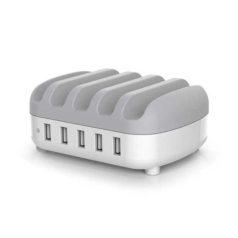 Orico 5 Port Tablet/Smartphone Usb Charging Station - White