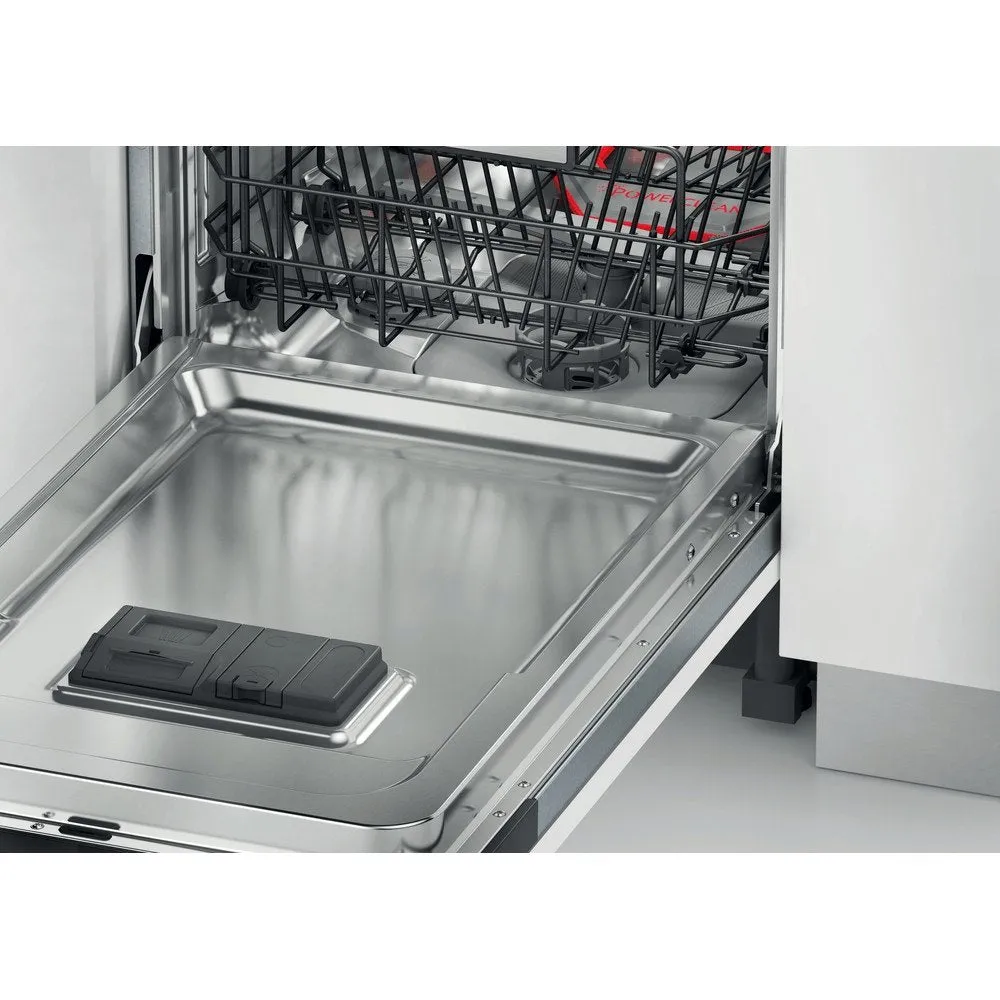 Whirlpool WSIC3M27C 44.8cm Wide Integrated Slimline Dishwasher - Silver