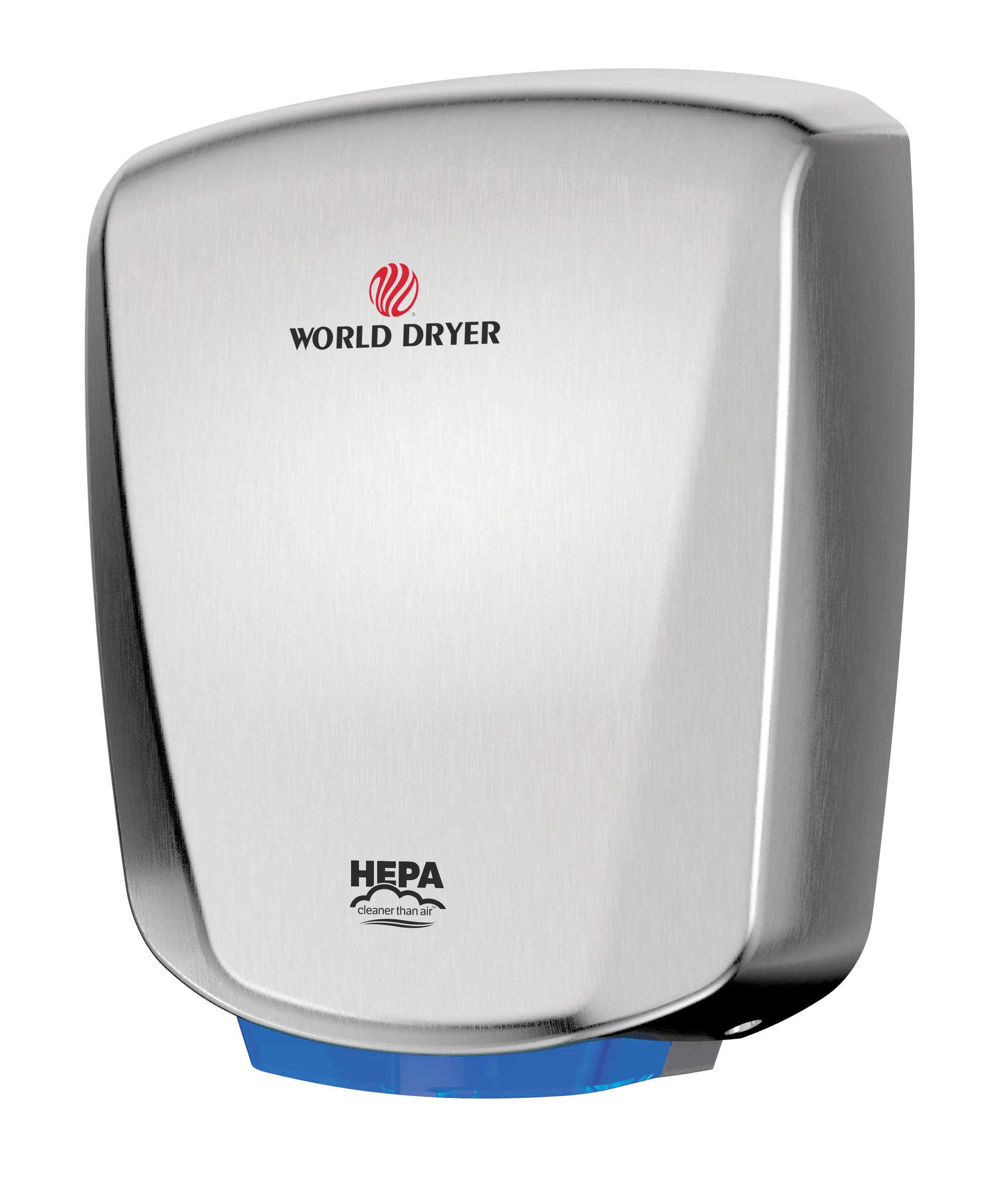 World Dryer Q-973A2 | VERDEdri Automatic Hand Dryer, HEPA-Filtered, Brushed Stainless Steel