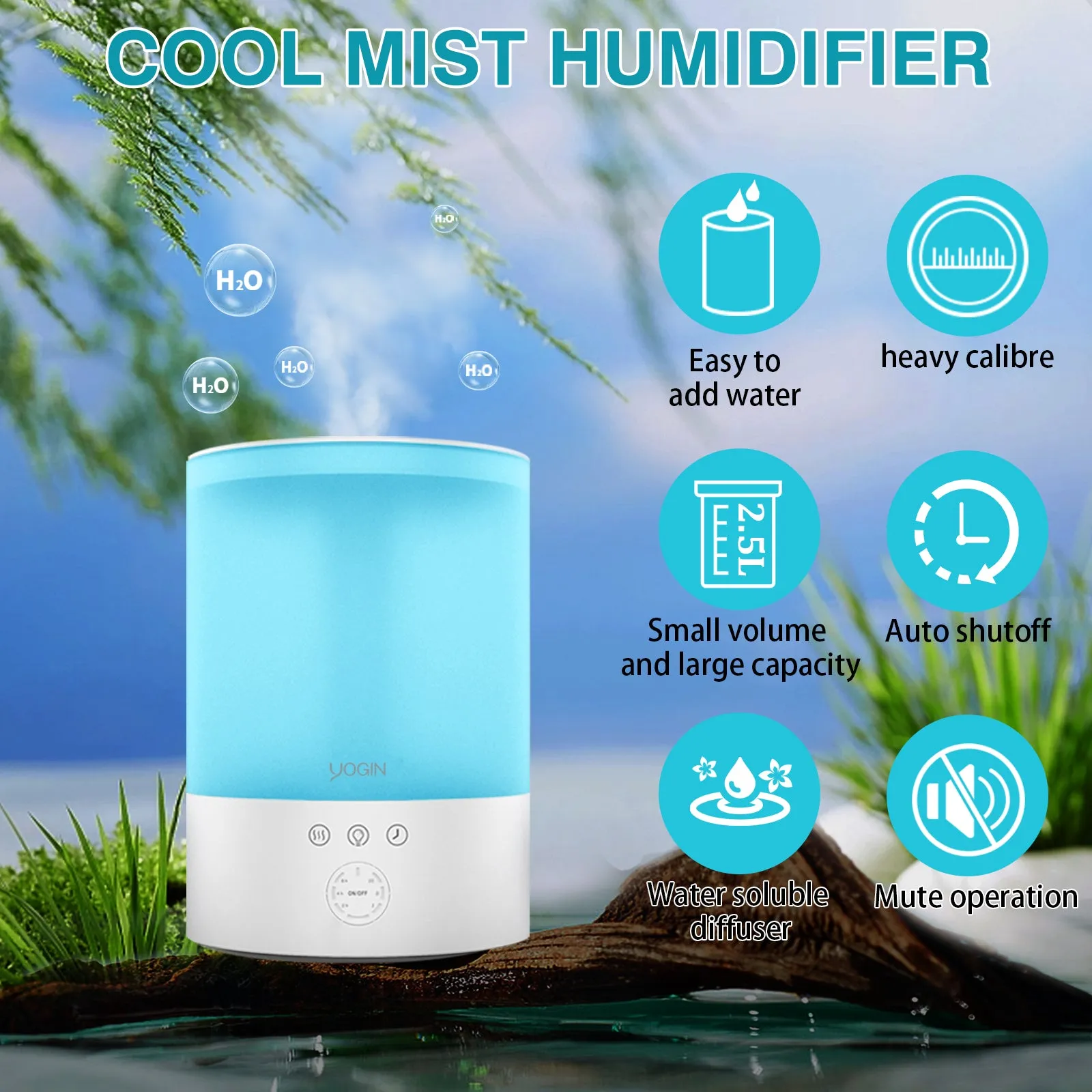 YOGIN Large Capacity Humidifier